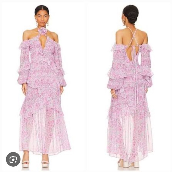 Love and Lemons Rowan Maxi Gown *Rare* XS - Picture 4 of 7